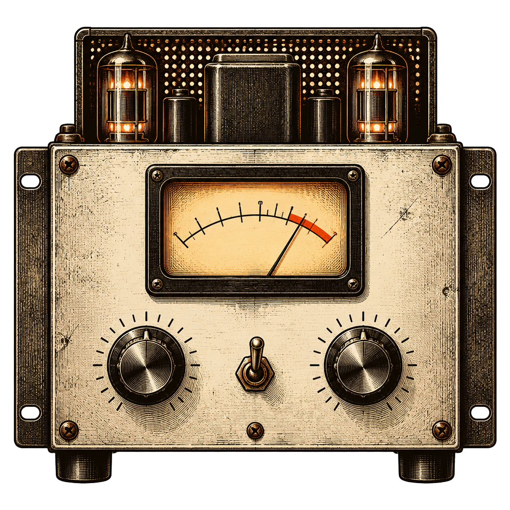 Teletronix LA Tube Compressors — vintage western illustration